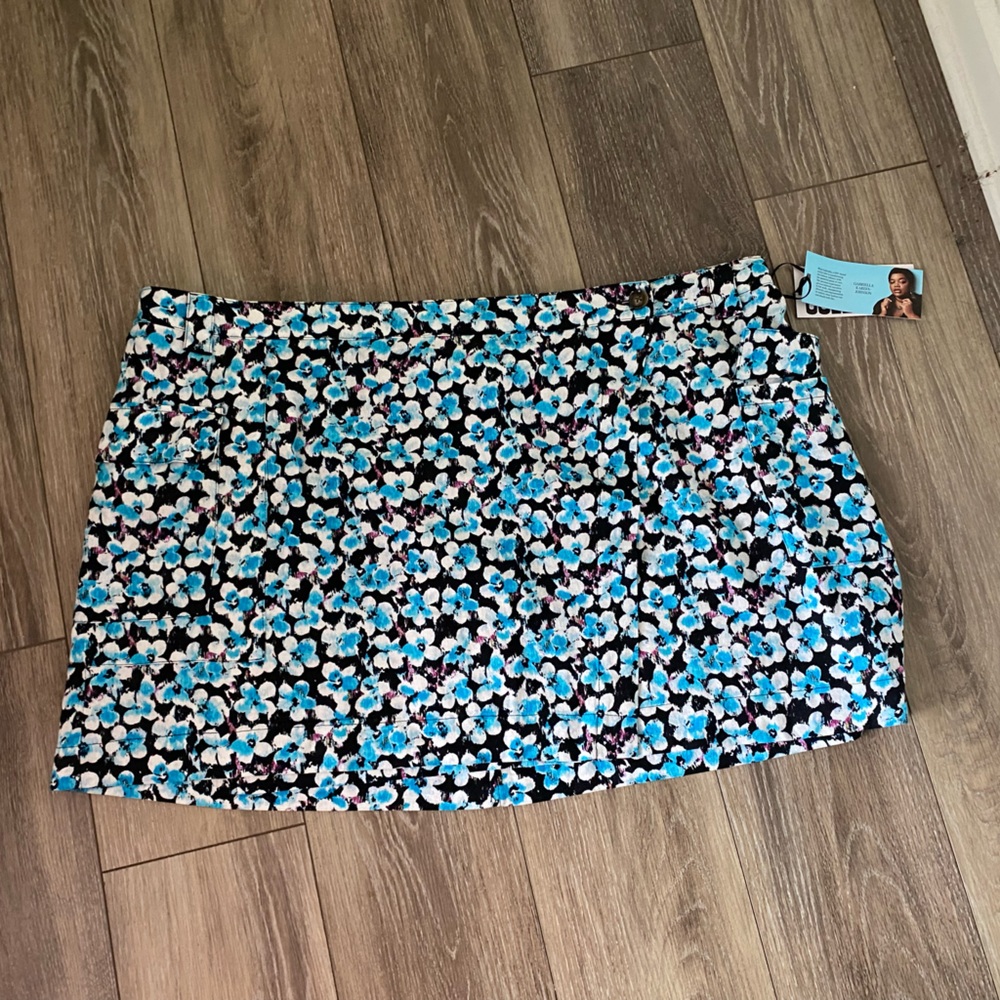 The Future Collective floral wrap skirt